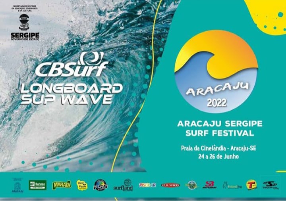 Aracaju realiza campeonato de LongBoard e Sup Wave 2022 - Imagem: Divulgação