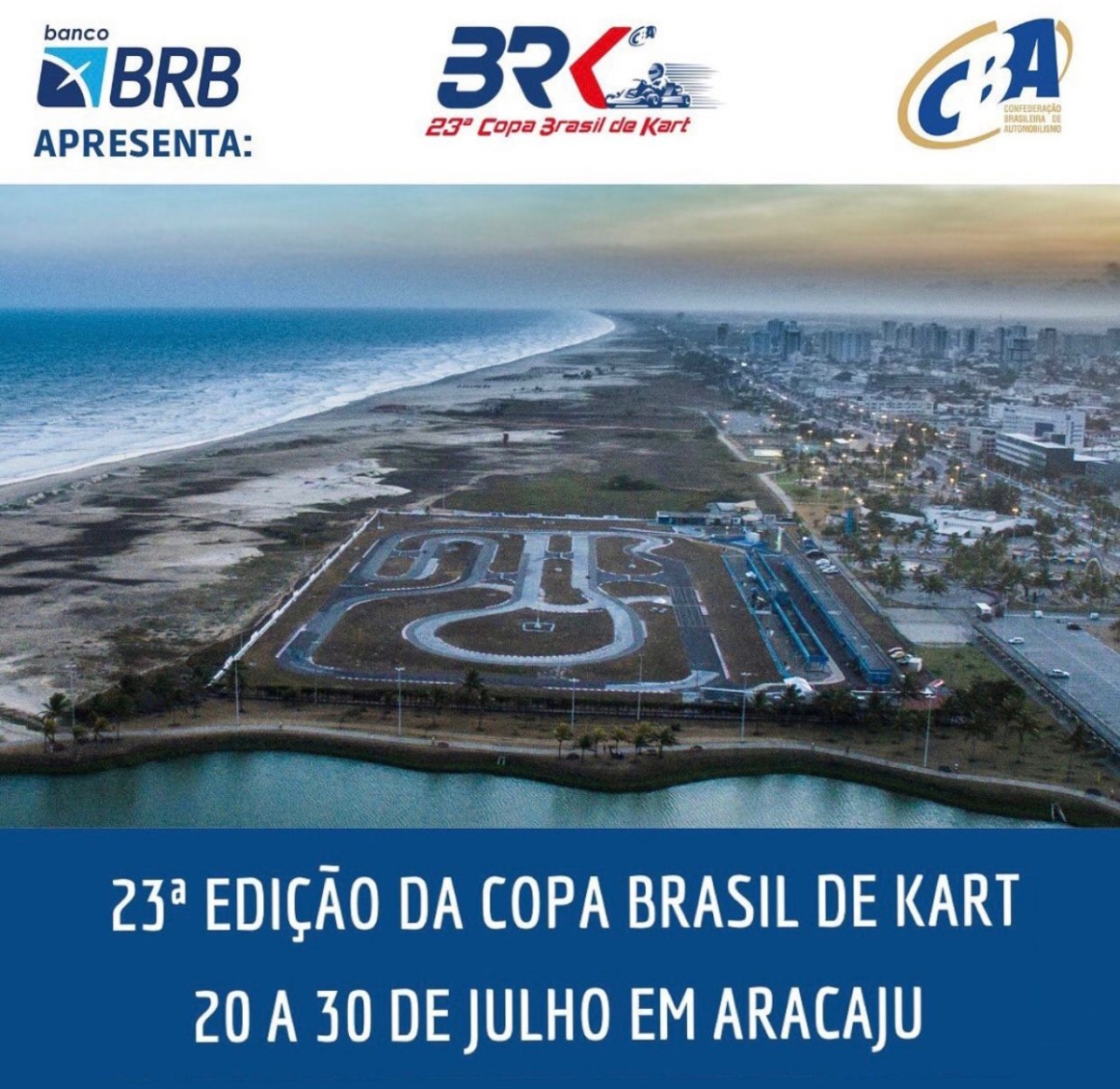 23ª Edição da Copa Brasil de Kart será em Aracaju - Imagem: Divulgação