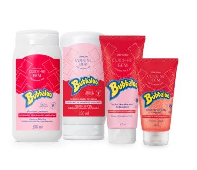 Linha Cuide-se Bem Bubbaloo - Imagem: Divulgação | O Boticário