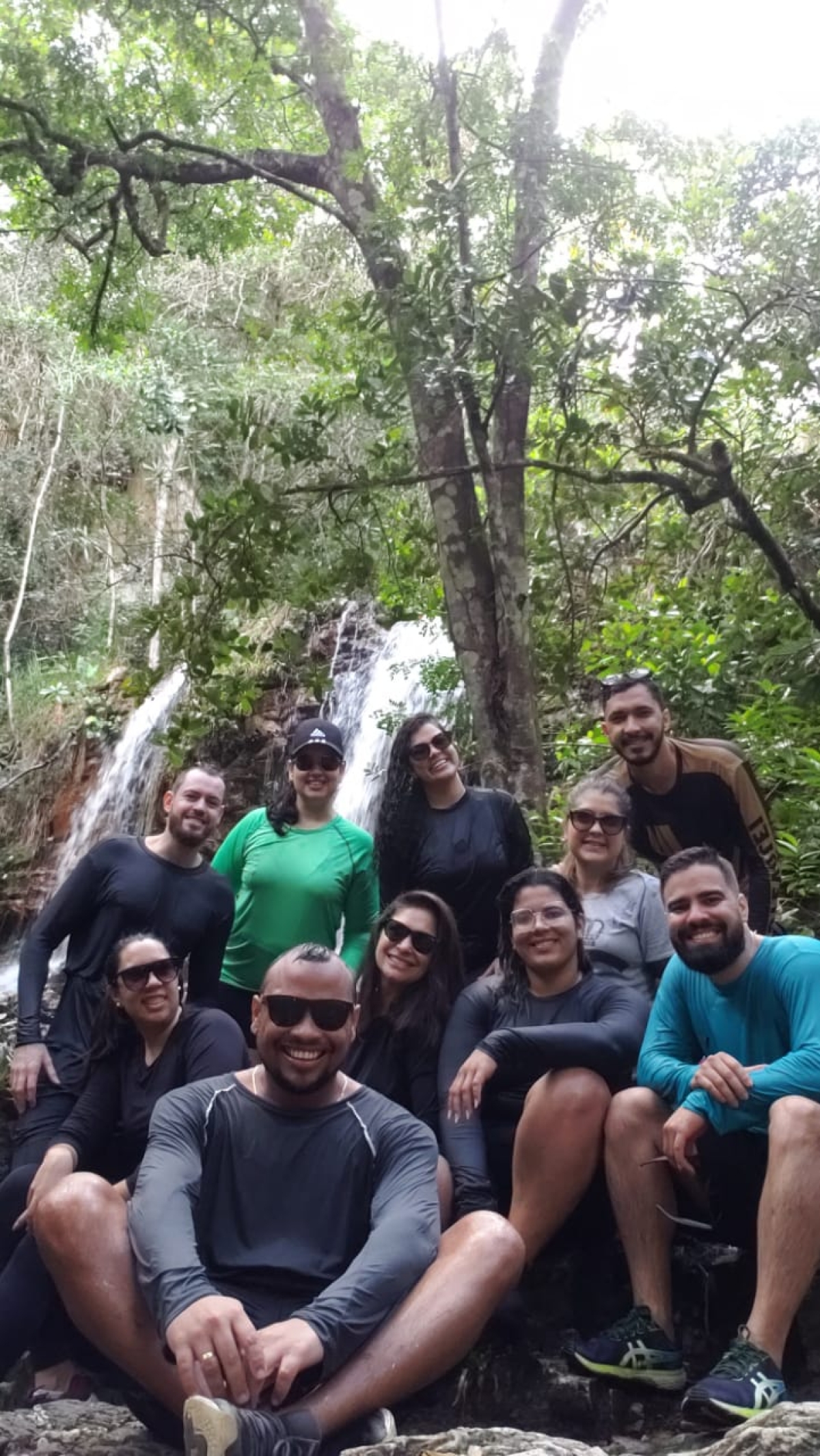 Serra de Itabaiana -  Grupo de amigos que fizeram  trilha ecológica no último final de semana -  Foto: Lairce Martineli