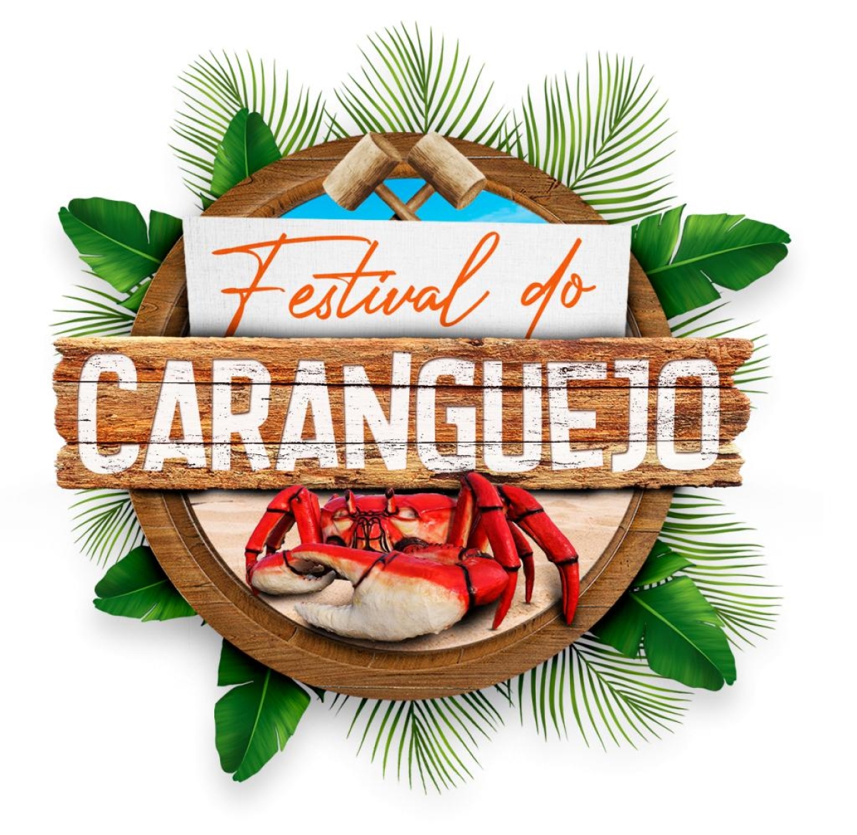Logo oficial do Festival do Caranguejo - Imagem: Ascom Semict