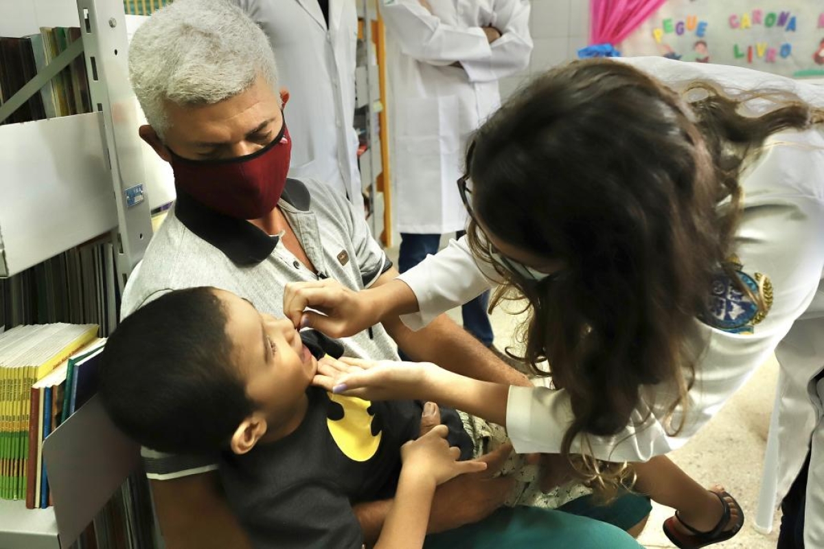 Com baixa cobertura, Prefeitura de Aracaju reforça necessidade da vacinação contra pólio - Foto: Marcelle Cristinne | Prefeitura de Aracaju