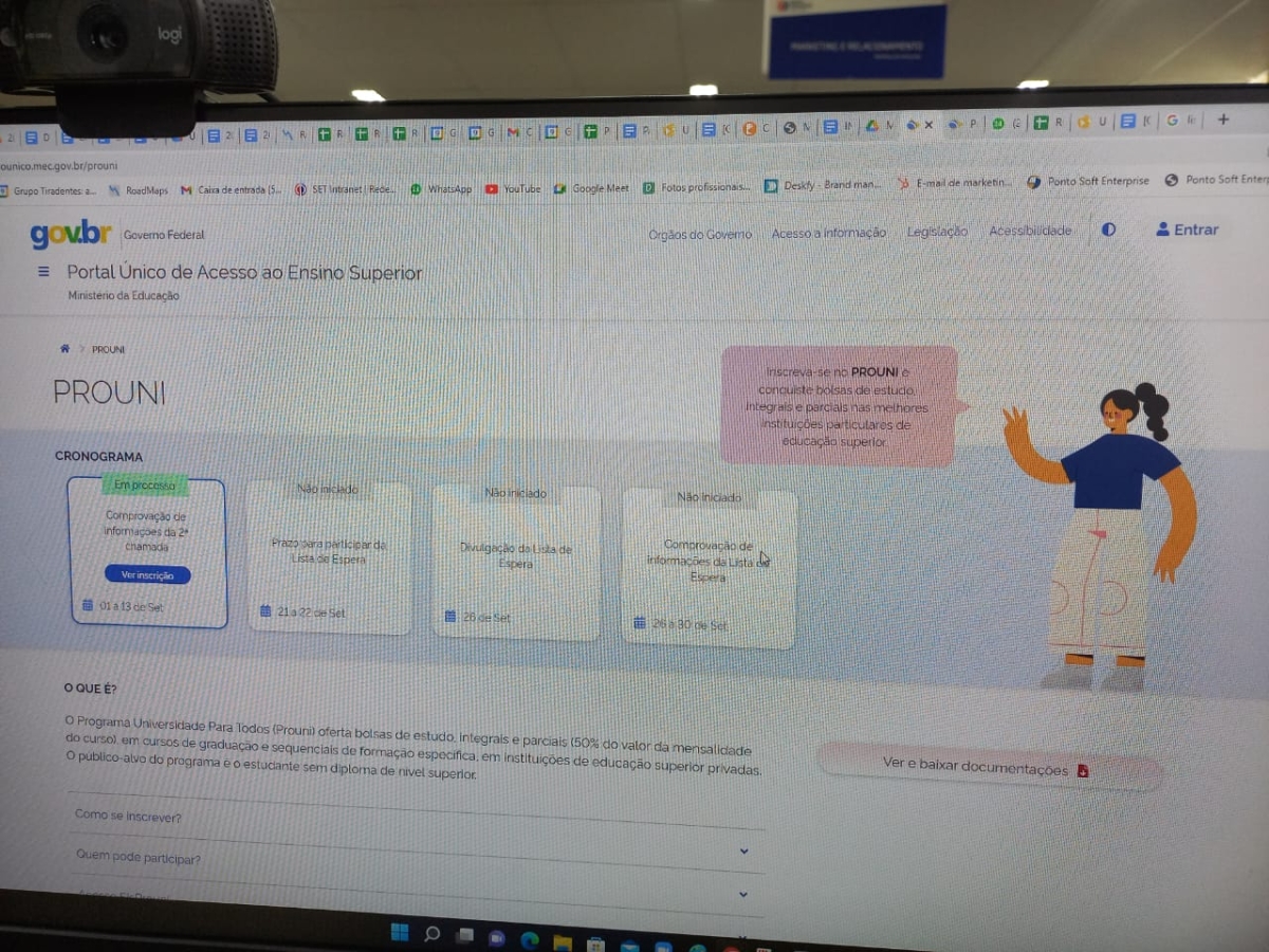 O resultado da Lista de Espera será divulgado no dia 26 e os selecionados terão de lá até 30  para comprovar as informações prestadas na ficha de inscrição - Foto: Reprodução | Grupo Tiradentes