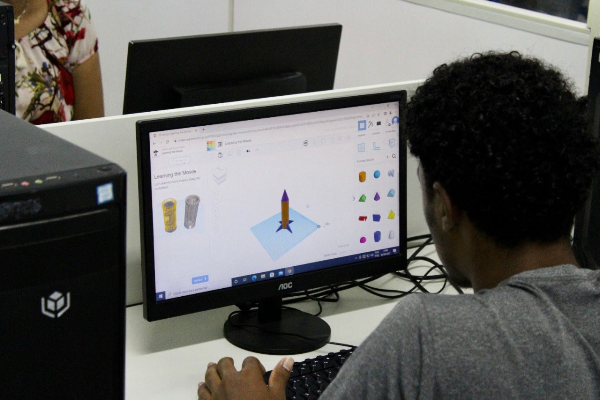 Curso de impressão 3D para estudantes da rede estadual é iniciado no SergipeTec - Foto: Assessoria de Imprensa