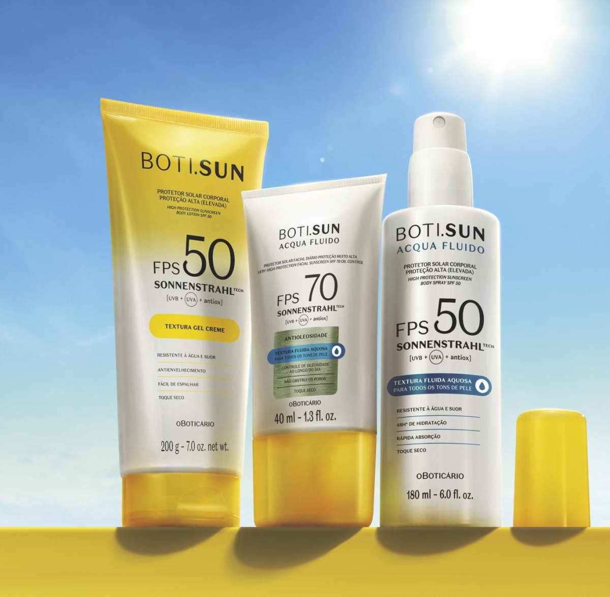 BOTI.SUN, de O Boticário - Imagem: Divulgação | O Boticário