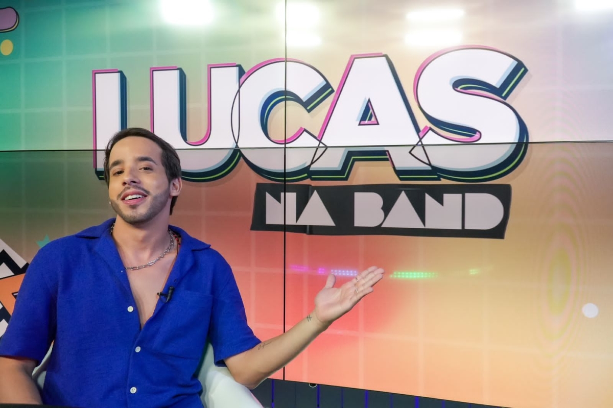 LUCAS na Band - Foto: Como Comunicação Integrada