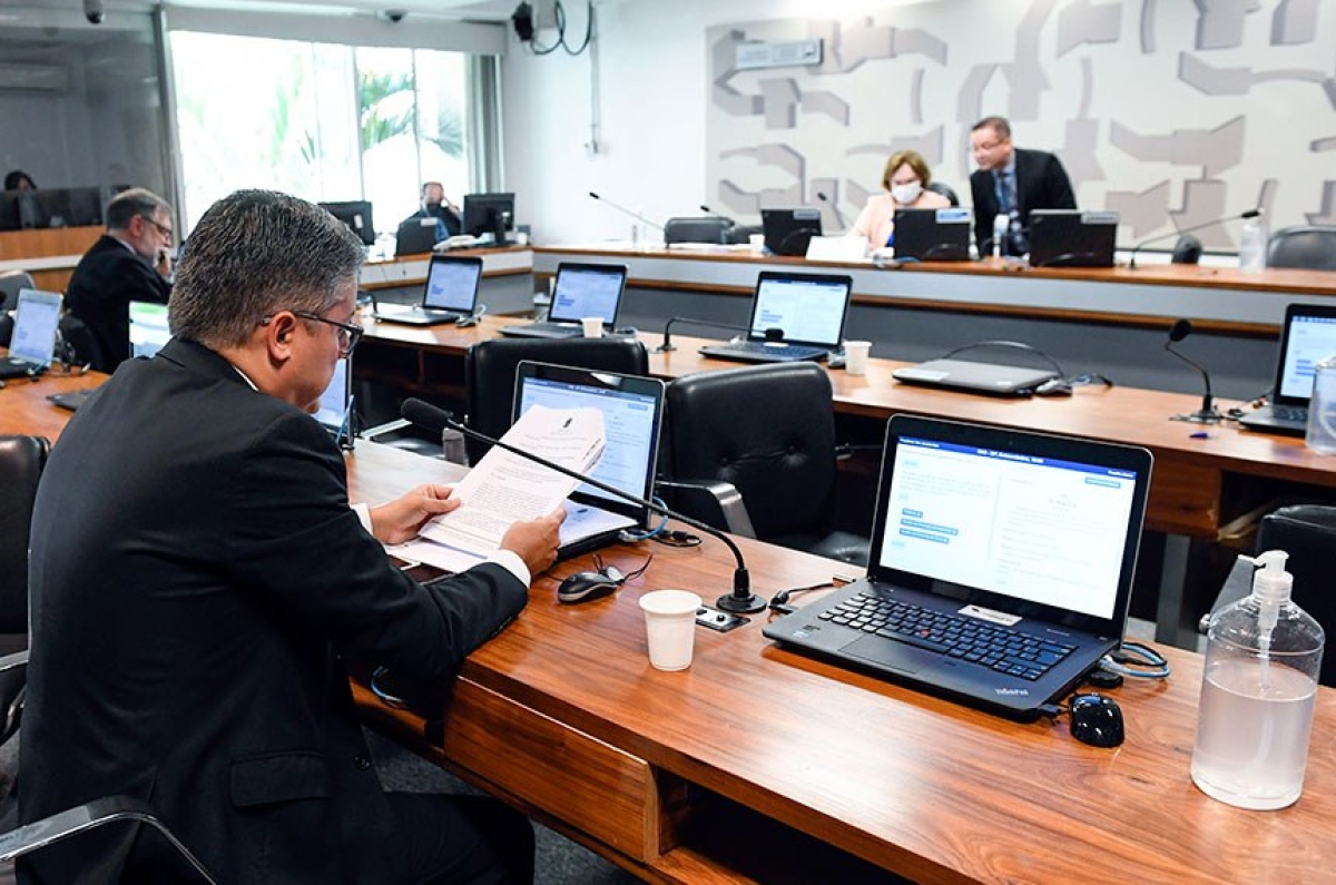 Alessandro Vieira alertou para os baixos níveis de cobertura vacinal atualmente no Brasil - Foto: 
Roque de Sá | Agência Senado