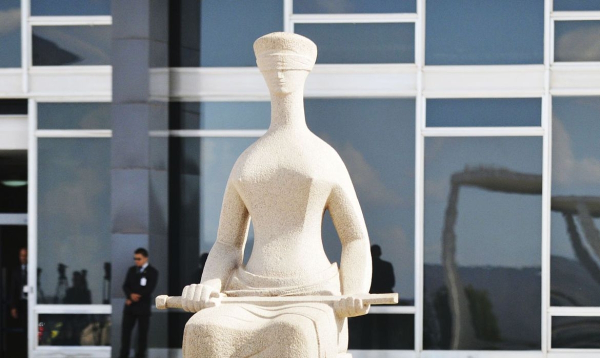 Estátua da Justiça em frente ao Supremo Tribunal Federal em Brasília - Foto: José Cruz | Agência Brasil