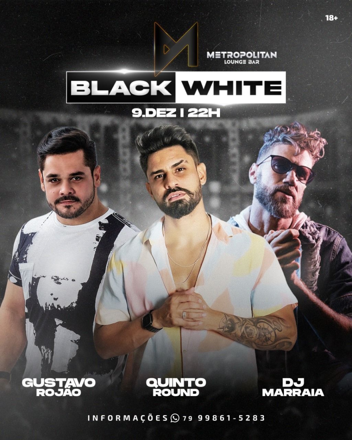 Metropolitan apresenta mais uma edição da Festa Black White - Imagem: Divulgação | Metropolitan