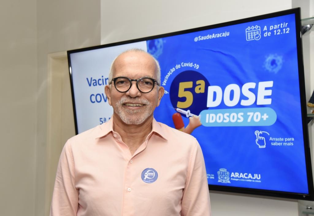 Prefeitura de Aracaju iniciará a aplicação de 5ª dose da vacina contra a covid-19 em maiores de 70 anos - Foto: Ana Lícia Menezes | Prefeitura de Aracaju Prefeitura de Aracaju iniciará a aplicação de 5ª dose da vacina contra a covid-19 em maiores de 70 anos - Foto: Ana Lícia Menezes | Prefeitura de Aracaju