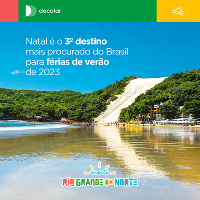 Natal está em 3º lugar como destino mais procurado para as férias de verão - Imagem: Divulgação