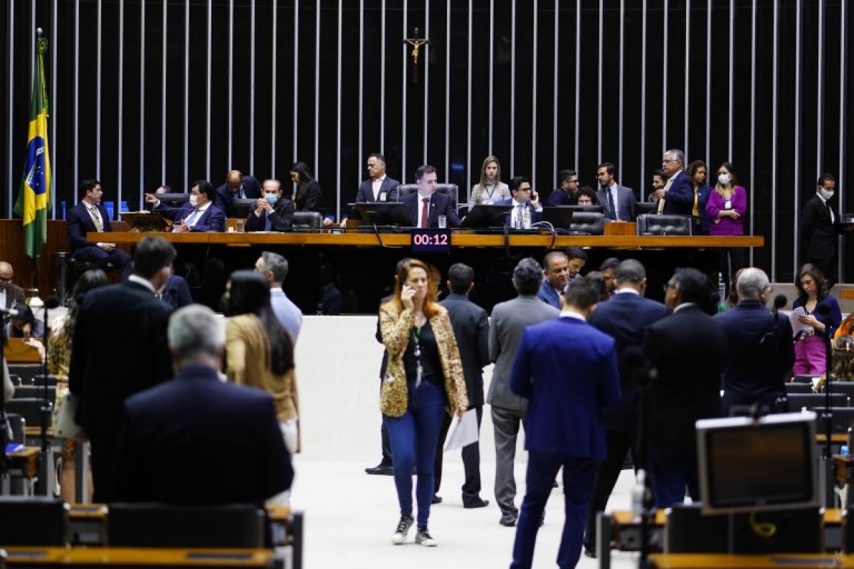 Sessão do Congresso Nacional, no Plenário da Câmara - Foto: Pablo Valadares | Câmara dos Deputados