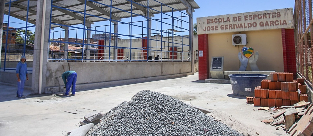 Escolas passam por reforma para oferecer mais conforto aos atletas no retorno das aulas - Foto: Igor Matias | Governo de Sergipe