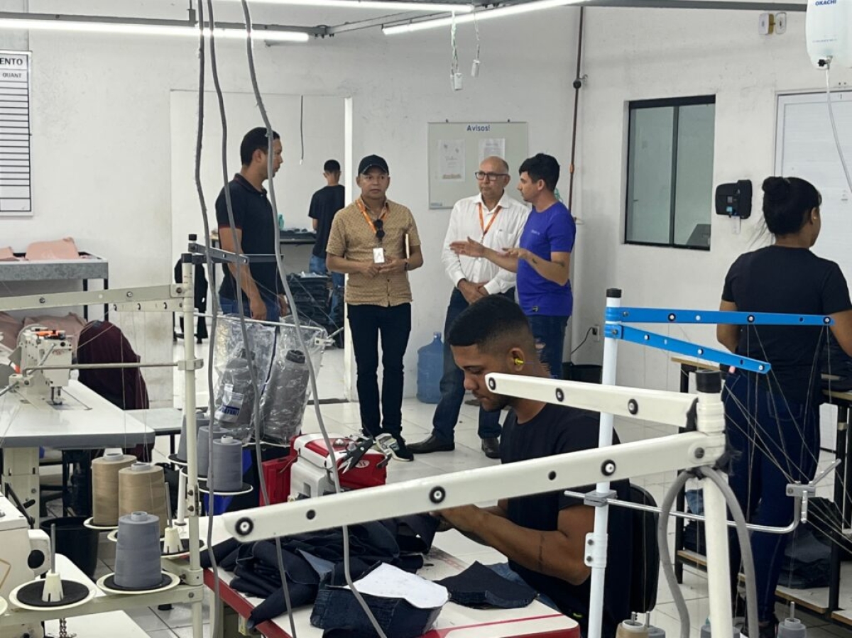 Senac/SE inicia articulação para levar cursos profissionalizantes para setor têxtil do centro sul sergipano - Foto: Senac/SE