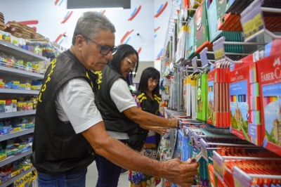 Aula Segura: ITPS fiscaliza lojas de artigos escolares - Foto: ITPS/SE
