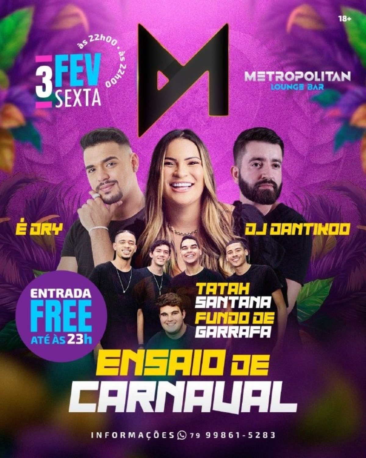 Ensaio de Carnaval no Metropolitan - Imagem: Divulgação | Metropolitan