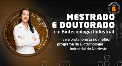 O Programa em Biotecnologia Industrial (PBI-Unit) está com inscrições abertas  - Imagem: Divulgação | Unit