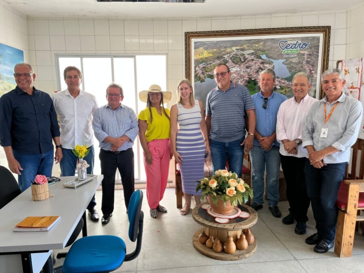 Sistema Fecomércio visita Cedro para firmar parceria com a prefeitura - Foto: Senac/SE