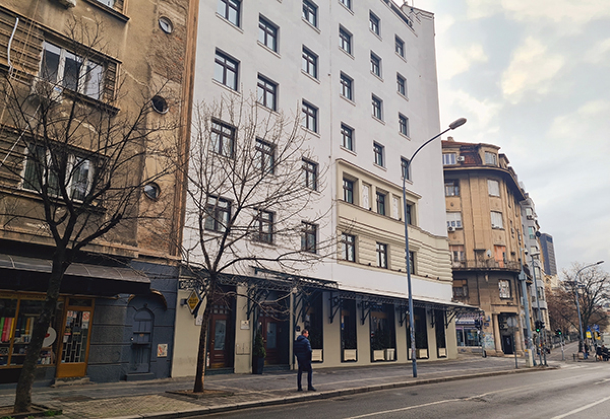 A fachada do Kopernikus Hotel Prag - Foto: Existe Um Lugar no Mundo