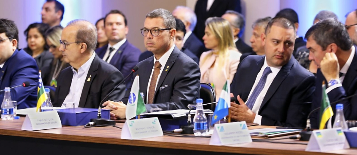 Fábio tratou sobre as perdas com a arrecadação de ICMS na reunião do Fórum de Governadores no final de janeiro - Foto: Júlio Duarte | Governo de Sergipe