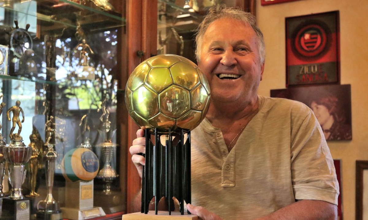 Rio de Janeiro (RJ), 01/03/2023 - O ex-jogador de futebol, Arthur Antunes Coimbra, o Zico, concede entrevista à EBC, em sua casa, às vésperas de completar 70 anos - Foto:Tânia Rêgo | Agência Brasil