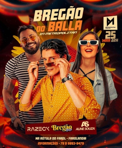 Razeck comanda "Bregão do Balla" no Metropolitan - Imagem: Divulgação |  Metropolitan