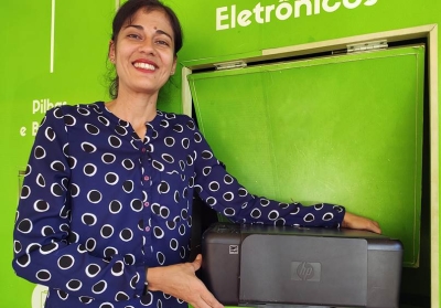 Vivianne Andrade orienta sobre descarte de resíduos domésticos - Foto de arquivo: Grupo JCPM