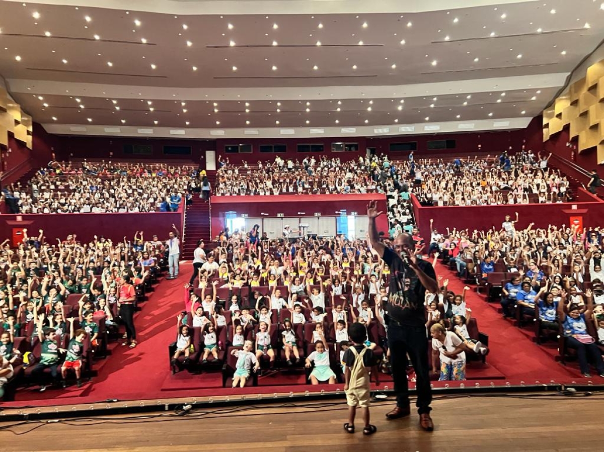 Projeto Escola Vai ao Teatro: arte como instrumento pedagógico - Foto: Assessoria Cia de Teatro Carlos Moreira