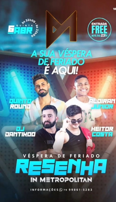 Grandes atrações vão agitar festa no Metropolitan - Imagem: Divulgação | Metropolitan