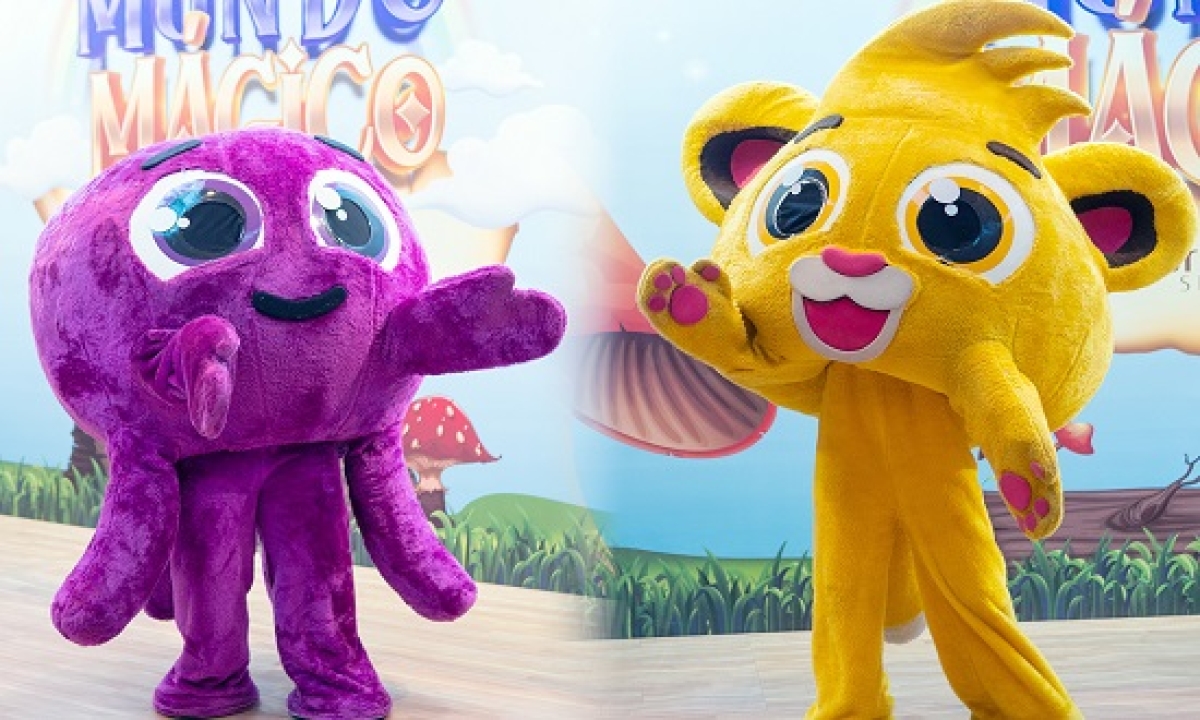 "Meet & Greet" com os personagens Rick e Pow acontece no sábado e domingo, 15 e 16 de abril, no Shopping Jardins - Imagem: Assessoria Shopping Jardins