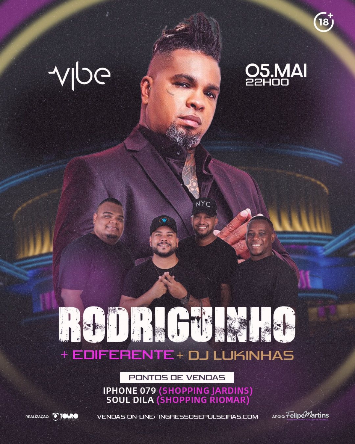 Rodriguinho se apresenta em Aracaju - Imagem: Divulgação