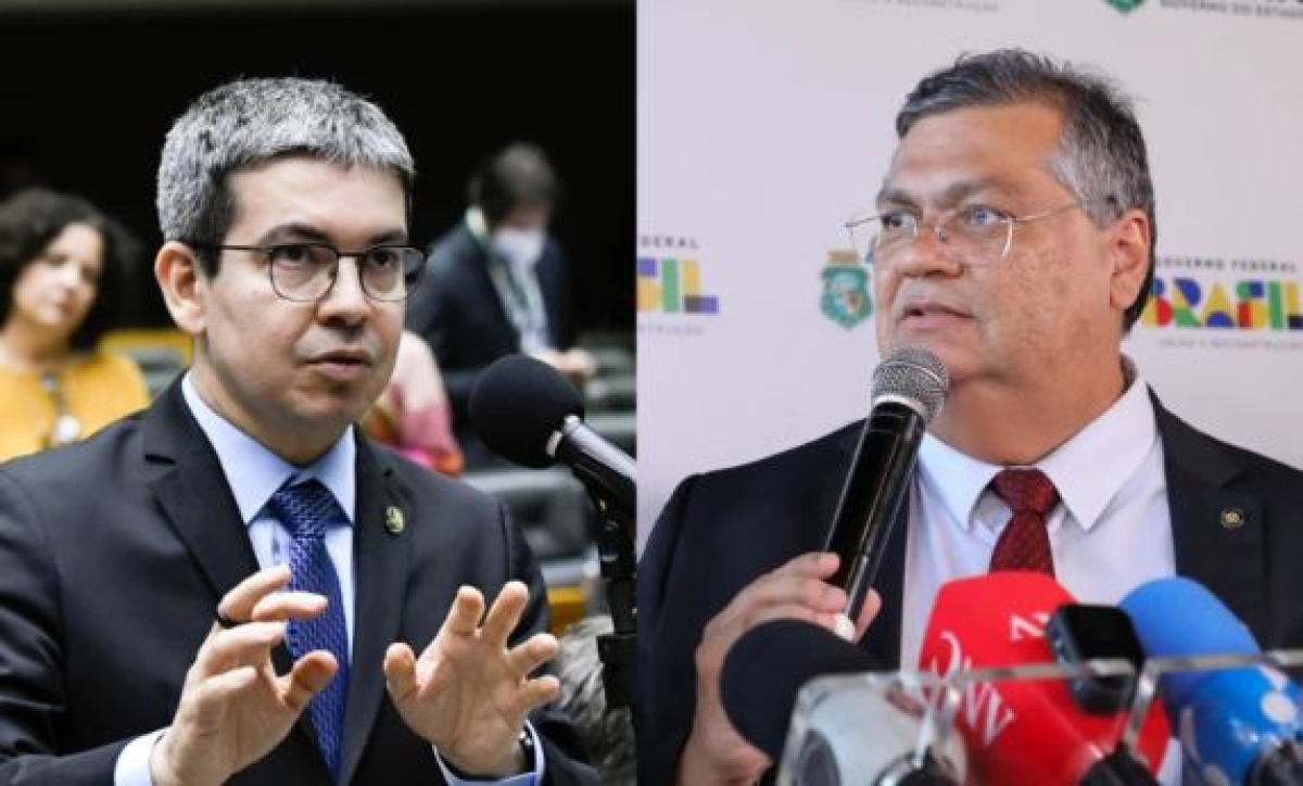 Randolfe e Dino pedem apuração contra o Google - Foto: Jefferson Rudy | Agência Senado; Tom Costa | MJSP