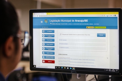 Prefeitura disponibiliza plataforma digital com todas as leis municipais de Aracaju - Foto: Michel de Oliveira | Prefeitura de Aracaju