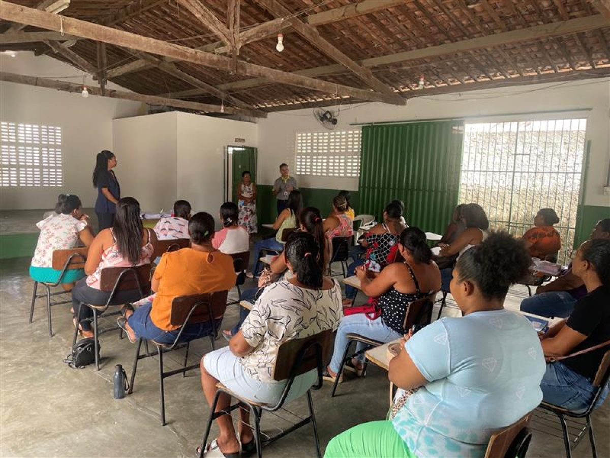 Moradores de Laranjeiras (SE) participam de curso gratuito de Cuidador de Idosos oferecido pela Votorantim Cimentos - Foto: Assessoria de Imprensa Votorantim Cimentos