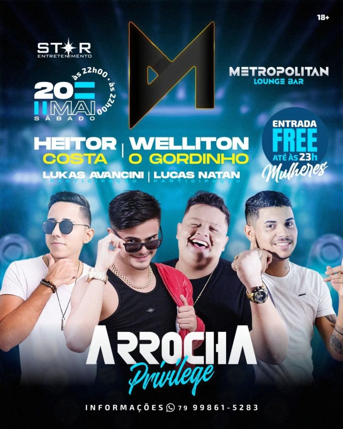 Metropolitan apresenta o "Arrocha Privilege" - Imagem: Divulgação | Metropolitan
