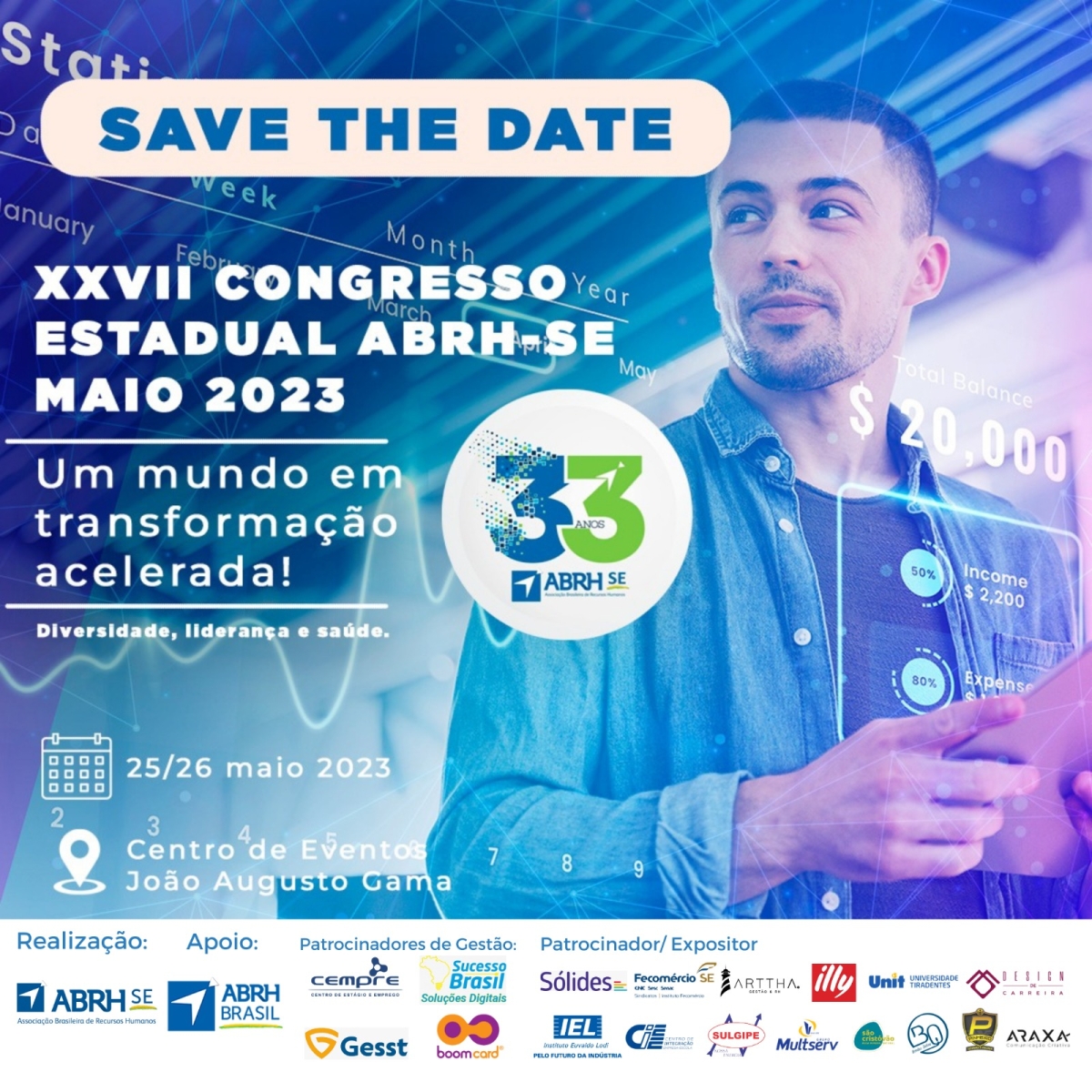 XXVII Congresso Estadual de Gestão de Pessoas ABRH-SE - Imagem: Divulgação