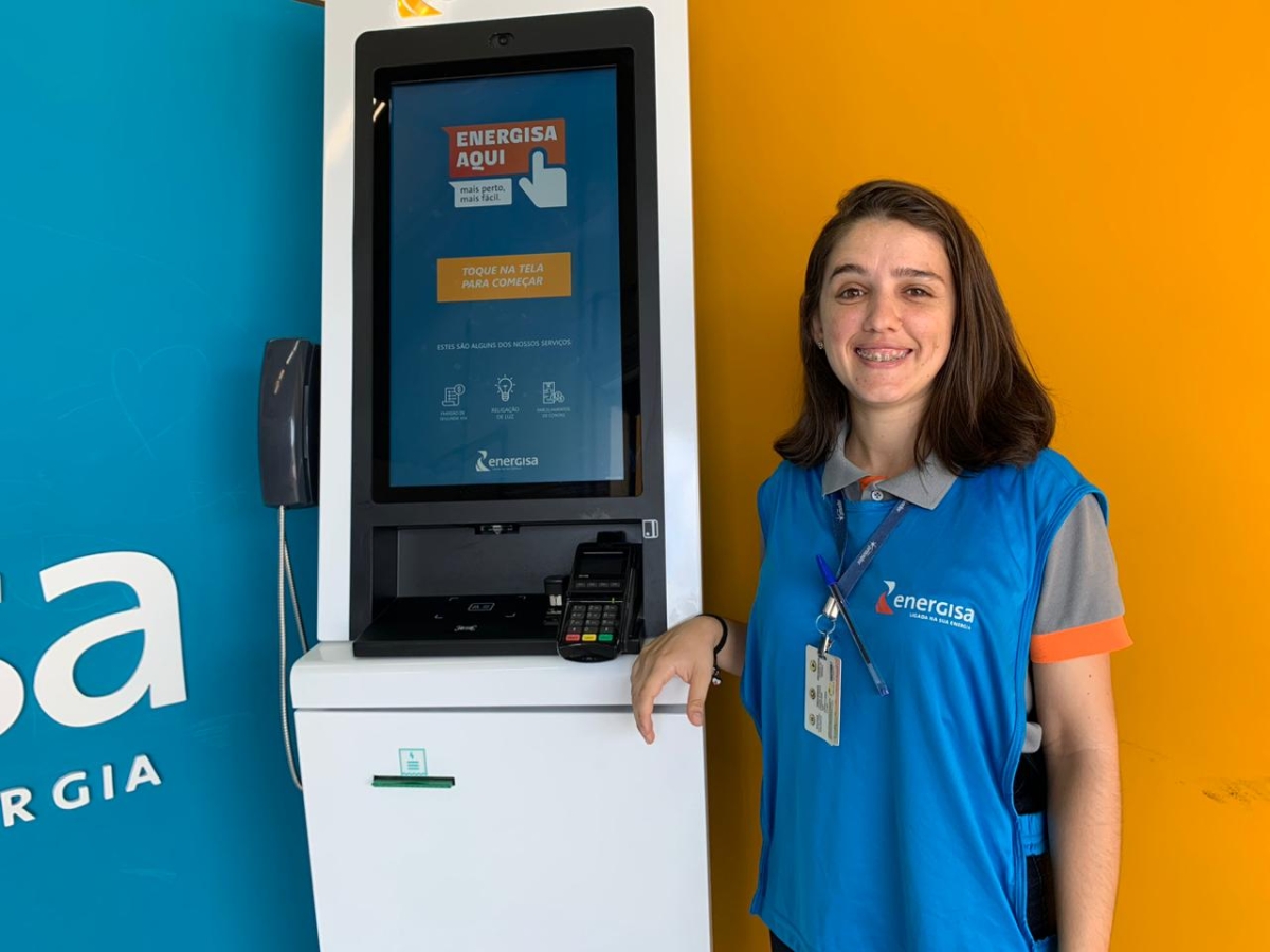 Totem de autoatendimento da Energisa no Santa Maria - Foto: Assessoria Energisa/SE