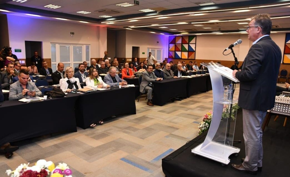 Em evento do setor da segurança privada, Laércio Oliveira defende uma reforma tributária pró-emprego - Foto: Site Laércio Oliveira Em evento do setor da segurança privada, Laércio Oliveira defende uma reforma tributária pró-emprego - Foto: Site Laércio Oliveira
