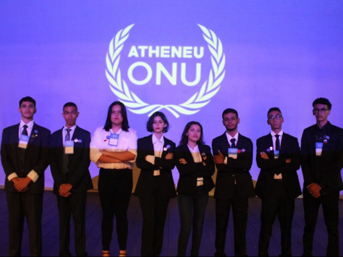 Atheneu ONU 2023 realiza simulação escolar da Assembleia Geral das Nações Unidas do Brasil - Foto: Ascom Seduc/SE