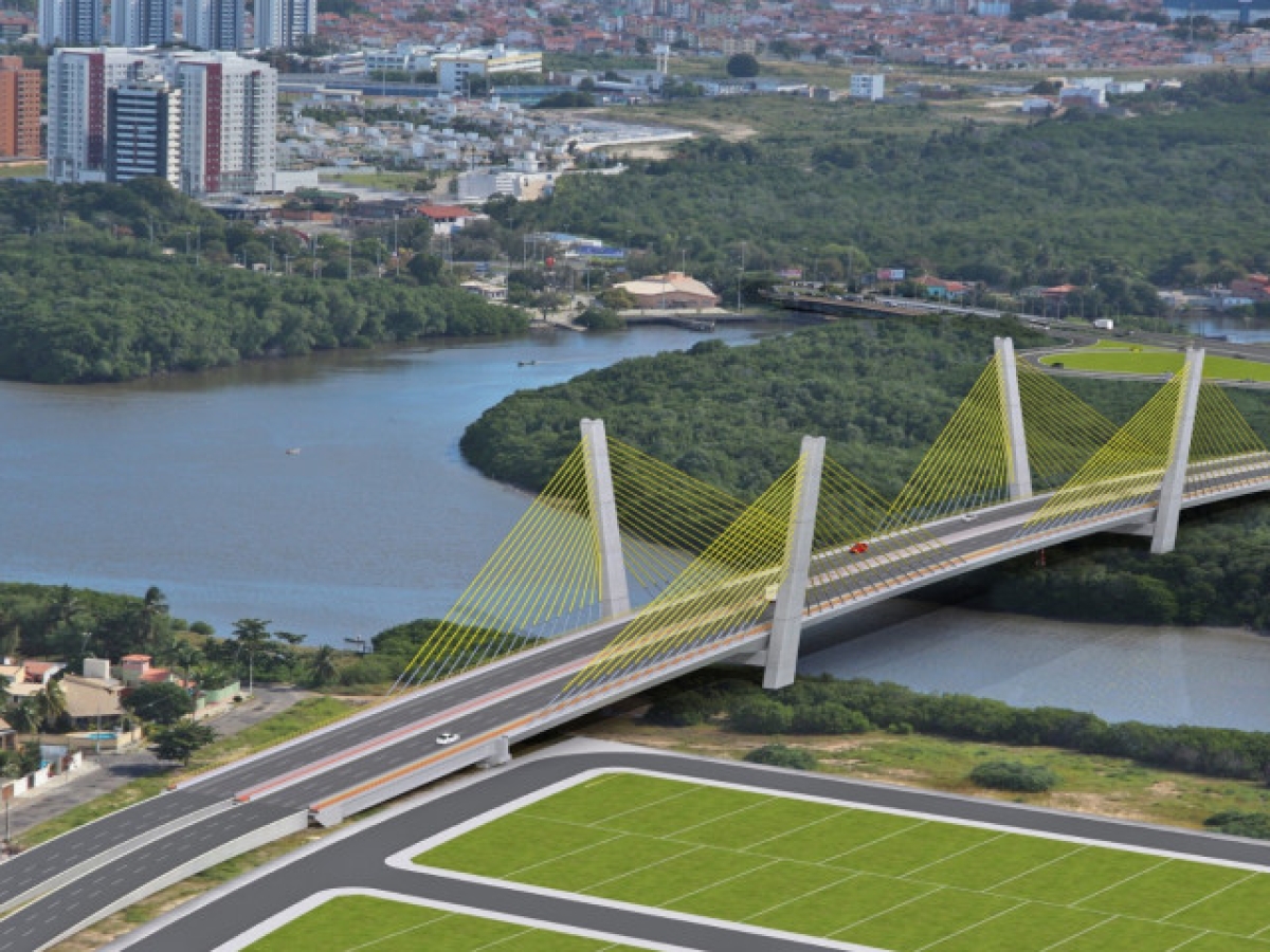 Ponte que liga os bairros Inácio Barbosa e Coroa do Meio facilitará mobilidade urbana em Aracaju - Foto: Governo de Sergipe