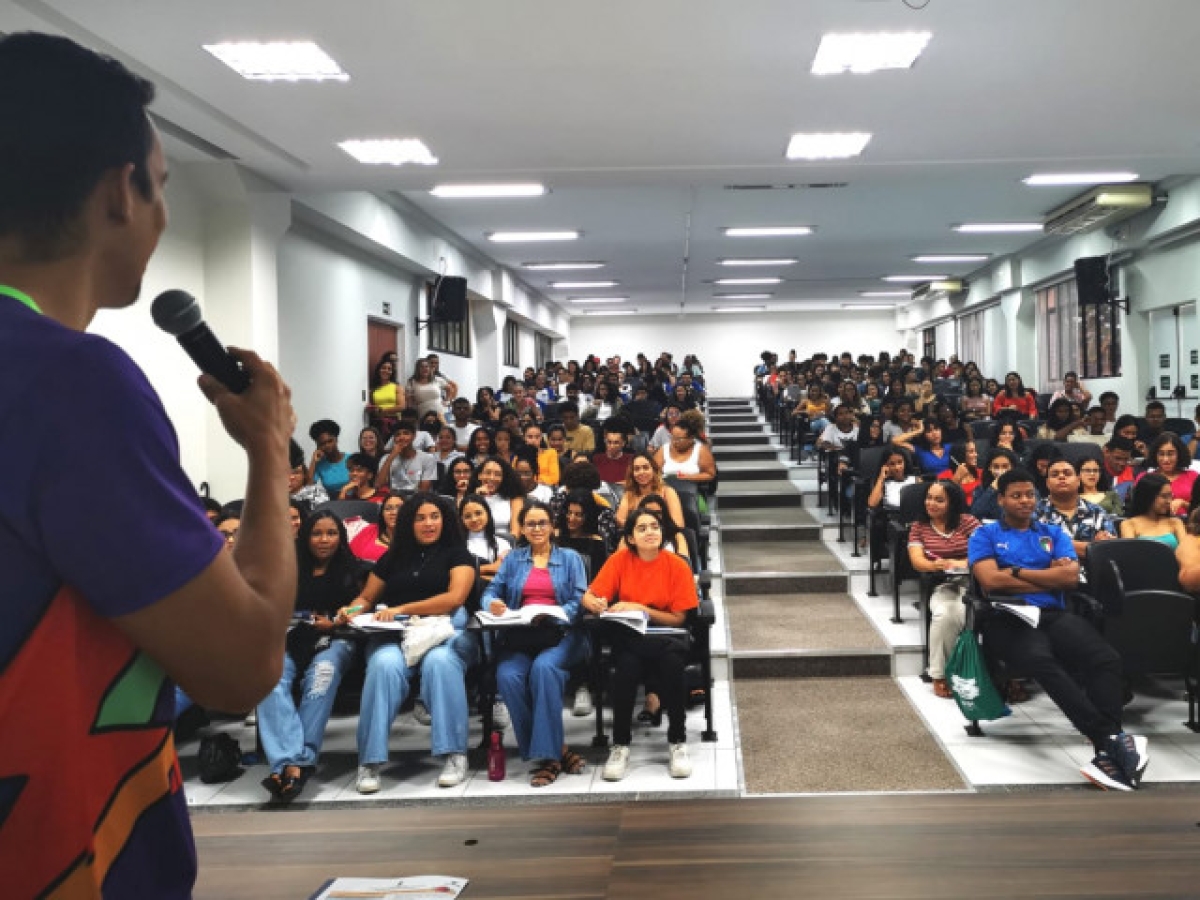 Estudantes da rede pública de ensino de Sergipe se reúnem em quarto aulão preparatório para o Enem - Foto: Michele Becke | Seduc/SE