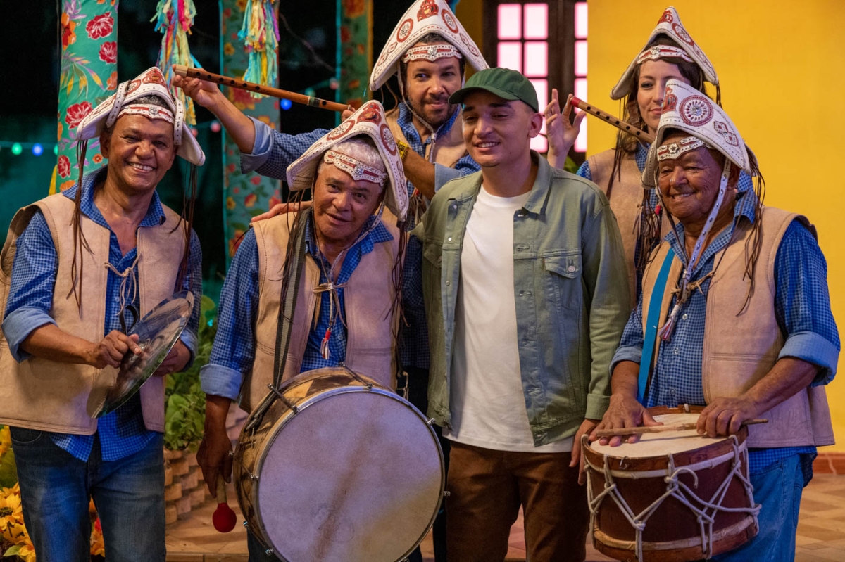 João Gomes e a Banda de Pífanos na ação do Boticário - Foto: Dodô Villar   