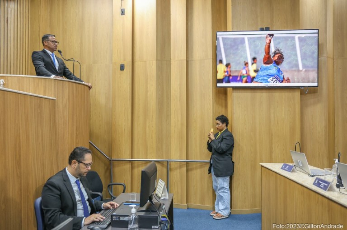 Vereador Sargento Byron parabeniza paratletas sergipanos e destaca a necessidade de investimentos no Esporte - Foto: Assessoria de Imprensa Vereador Sargento Byron parabeniza paratletas sergipanos e destaca a necessidade de investimentos no Esporte - Foto: Assessoria de Imprensa