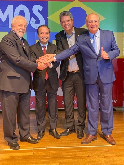 Lula, Valadares, Márcio e Alckmin - Foto: Assessoria Valadares Filho Lula, Valadares, Márcio e Alckmin - Foto: Assessoria Valadares Filho