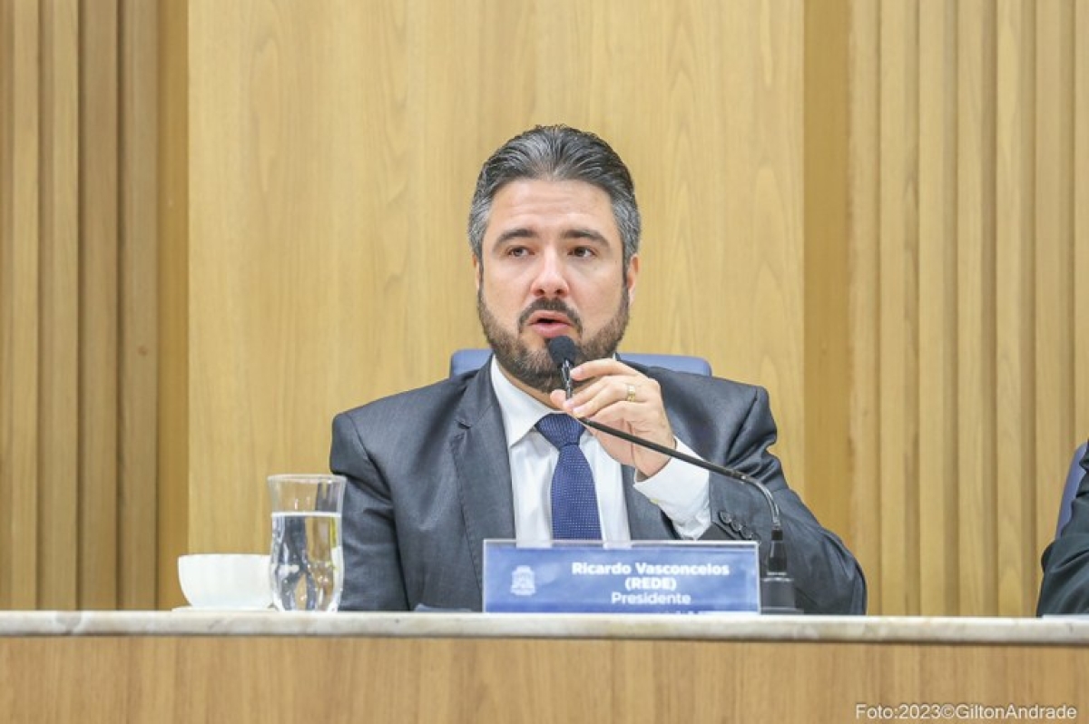 Ricardo Vasconcelos, presidente da Câmara Municipal de Aracaju - Foto: Gilton Andrade