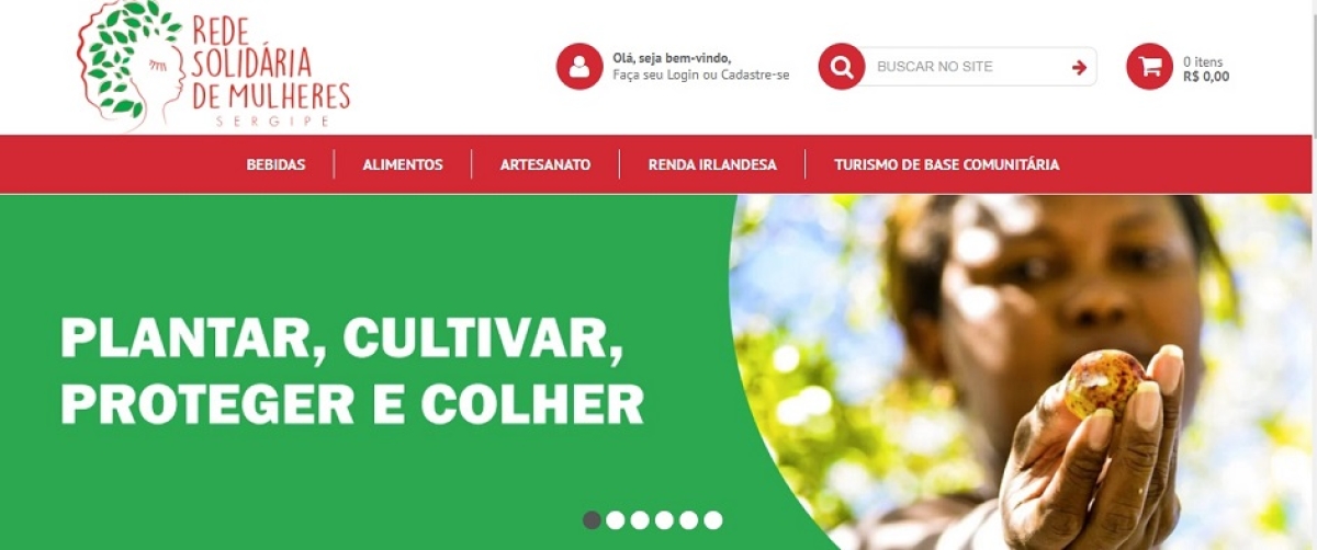 Home do site - Imagem: Reprodução Home do site - Imagem: Reprodução