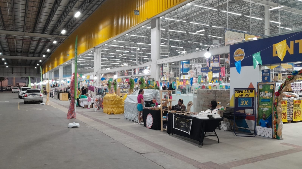 Feira Empreender Sergipe acontece no estacionamento do Mercantil Atacado - Foto: Assessoria de Imprensa
