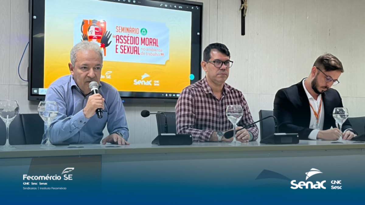 "Assédio, não!": Cipa do Senac/SE disponibiliza canal de denúncias de assédio no ambiente de trabalho - Foto: Senac/SE "Assédio, não!": Cipa do Senac/SE disponibiliza canal de denúncias de assédio no ambiente de trabalho - Foto: Senac/SE