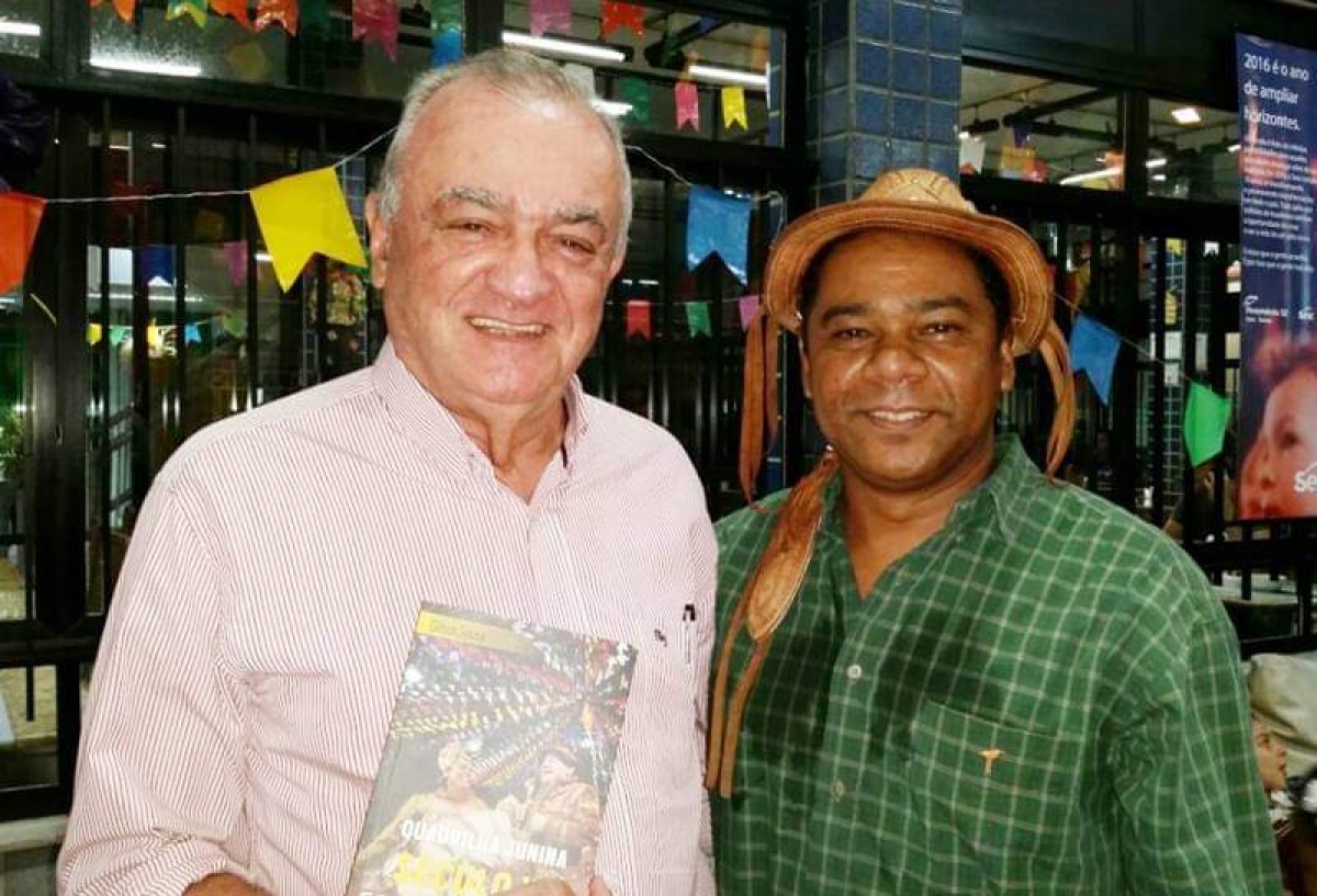 Luiz Brandi (E) com o amigo jornalista Gilson Sousa - Foto: Arquivo pessoal Luiz Brandi (E) com o amigo jornalista Gilson Sousa - Foto: Arquivo pessoal