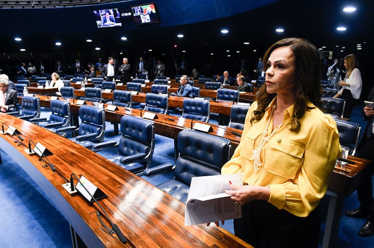 Relatora, Professora Dorinha defendeu aprovação do projeto, que incentiva ampliação de matrículas com carga horária estendida - Foto: Jefferson Rudy | Agência Senado